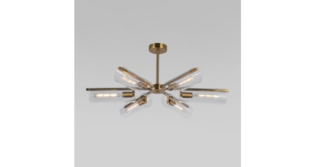 Люстра на штанге Eurosvet Trompeta 70144/6 латунь a060897