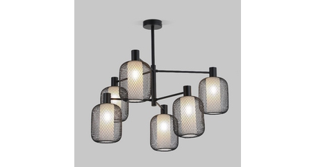 Люстра на штанге Eurosvet Voile 30191/6 черный a069160