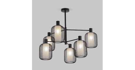 Люстра на штанге Eurosvet Voile 30191/6 черный a069160