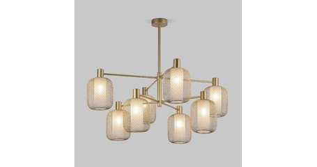 Люстра на штанге Eurosvet Voile 30192/8 золото a069159