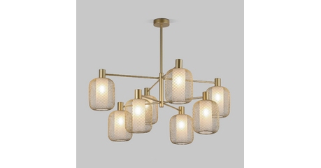 Люстра на штанге Eurosvet Voile 30192/8 золото a069159