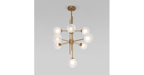 Люстра на штанге Eurosvet Volver 50383 латунь Smart a066796