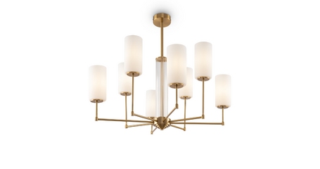 Люстра на штанге Freya Agnes FR5184PL-08BS