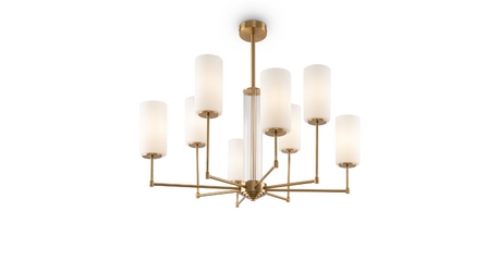 Люстра на штанге Freya Agnes FR5184PL-08BS