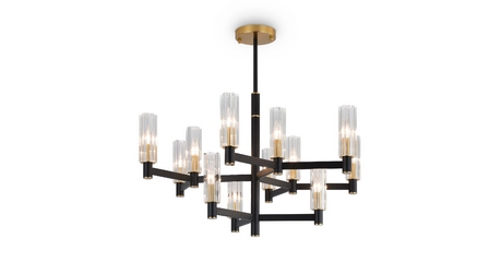 Люстра на штанге Freya Ambra FR5167PL-12B