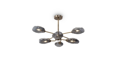 Люстра на штанге Freya Ashy FR5327CL-08BZ