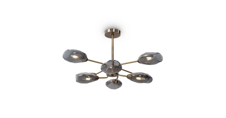 Люстра на штанге Freya Ashy FR5327CL-08BZ