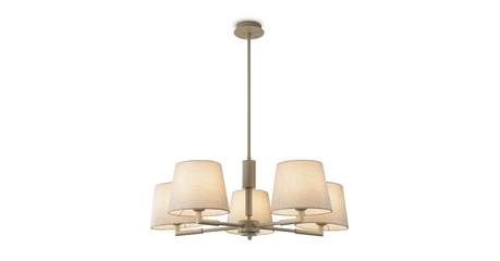 Люстра на штанге Freya Butler FR2057PL-05BG