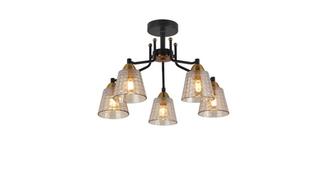 Люстра на штанге Freya Capella FR4017PL-05BBZ