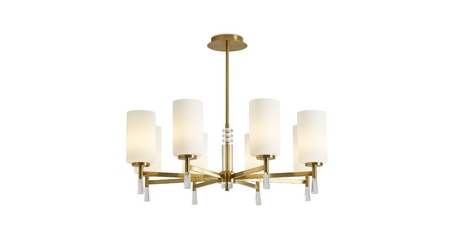 Люстра на штанге Freya Chic FR2031PL-08BS