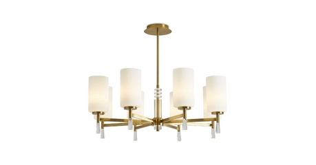 Люстра на штанге Freya Chic FR2031PL-08BS