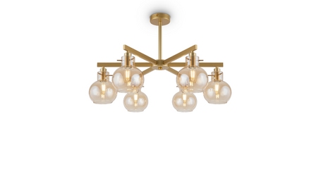 Люстра на штанге Freya Circle FR5183PL-06G