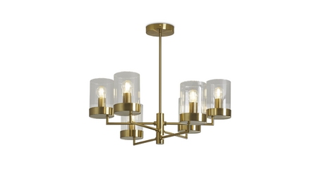 Люстра на штанге Freya Clip FR5426PL-06BS