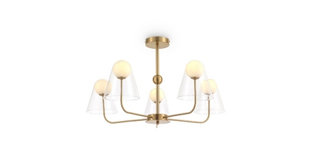 Люстра на штанге Freya Doublety FR5382PL-05BS