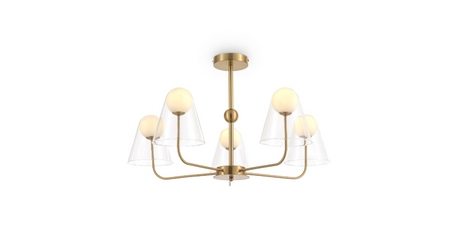 Люстра на штанге Freya Doublety FR5382PL-05BS