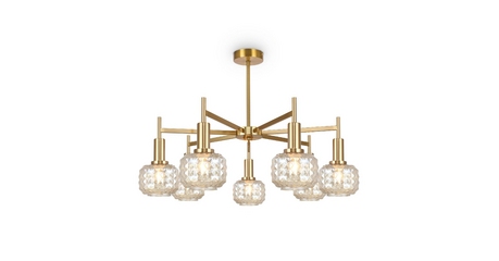 Люстра на штанге Freya Fero FR5366CL-07BS