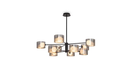 Люстра на штанге Freya Flight FR5544CL-10B