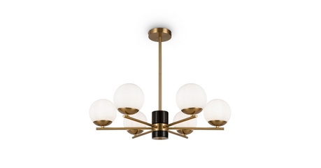 Люстра на штанге Freya Marble FR5230PL-06BS