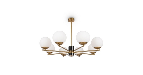 Люстра на штанге Freya Marble FR5230PL-08BS