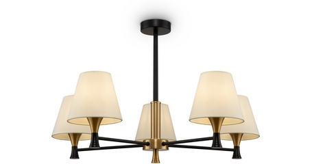 Люстра на штанге Freya Perfetto FR5098PL-05BBS