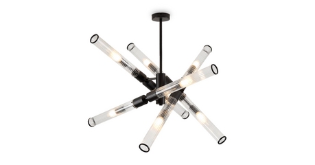 Люстра на штанге Freya Radiant FR5642PL-08B