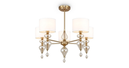 Люстра на штанге Freya Raise FR5369CL-05BS