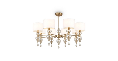 Люстра на штанге Freya Raise FR5369CL-08BS