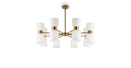 Люстра на штанге Freya Savia FR5203PL-16BS