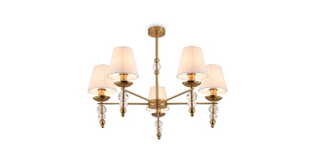 Люстра на штанге Freya Side FR1009CL-05BS