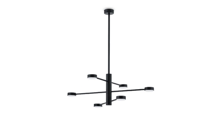 Люстра на штанге Freya Tactic FR5363CL-06B