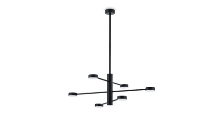 Люстра на штанге Freya Tactic FR5363CL-06B