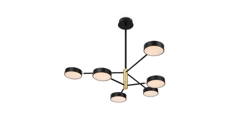 Люстра на штанге Freya Tibo FR6048CL-L6GR