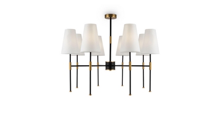 Люстра на штанге Freya Tida FR5196PL-08BBS