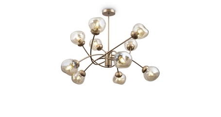 Люстра на штанге Freya Volani FR8017PL-10MG