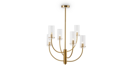 Люстра на штанге Maytoni Arco MOD223PL-06BS