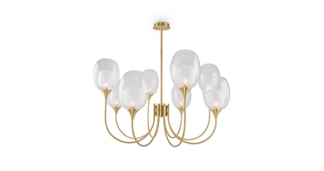 Люстра на штанге Maytoni Aura MOD016PL-08BS