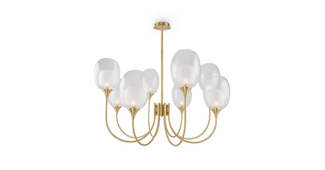 Люстра на штанге Maytoni Aura MOD016PL-08BS