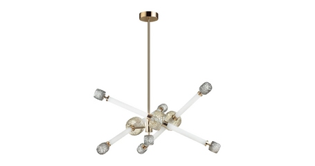 Люстра на штанге Odeon Light Kliff 5426/54CL