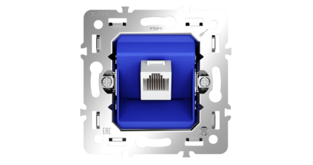 Механизм розетки компьютерной RJ45 кат.6 Voltum S70 VLS0601M