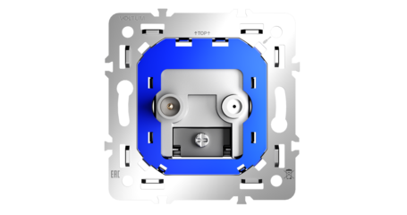 Механизм розетки телевизионной оконечной TV+SAT Voltum S70 VLS0604M