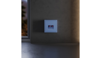 Накладка для розетки акустической 4-местной Voltum S70 (деним) VLS001515