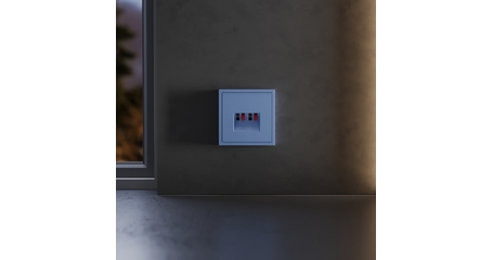 Накладка для розетки акустической 4-местной  Voltum S70 (деним) VLS001515