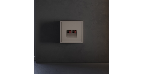 Накладка для розетки акустической 4-местной  Voltum S70 (капучино) VLS001514