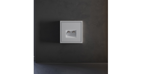 Накладка для розетки компьютерной двойной RJ45+RJ45 кат.6 Voltum S70 (серый) VLS001416