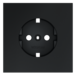 Накладка для розетки с заземлением Voltum S70 (графит) VLS000607