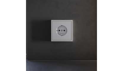 Накладка для розетки с заземлением Voltum S70 (серый) VLS000616