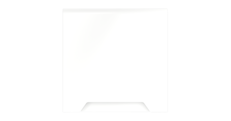 Накладка для розетки с заземлением, защитными шторками и крышкой Voltum S70 (белый матовый) VLS000802