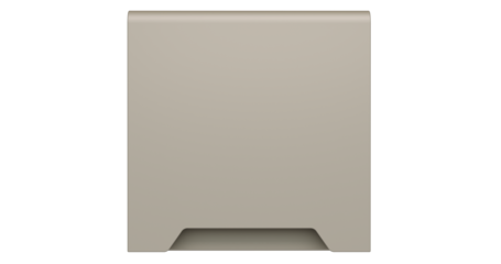 Накладка для розетки с заземлением, защитными шторками и крышкой Voltum S70 (кашемир) VLS000803