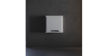 Накладка для розетки с заземлением, защитными шторками и крышкой Voltum S70 (серый) VLS000816