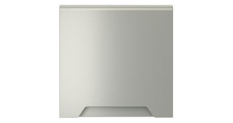 Накладка для розетки с заземлением, защитными шторками и крышкой Voltum S70 (сталь) VLS000805